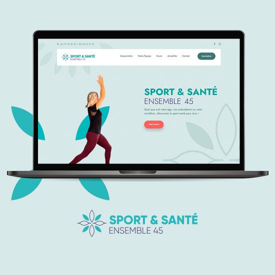 Sport et Sante Ensemble 45, site wordpress.