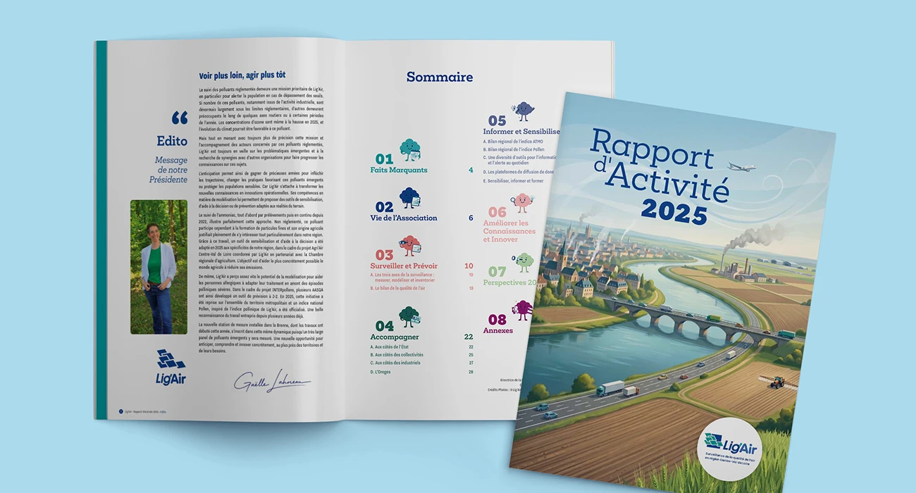 Lig'Air, rapport d'activit&eacute; 2025